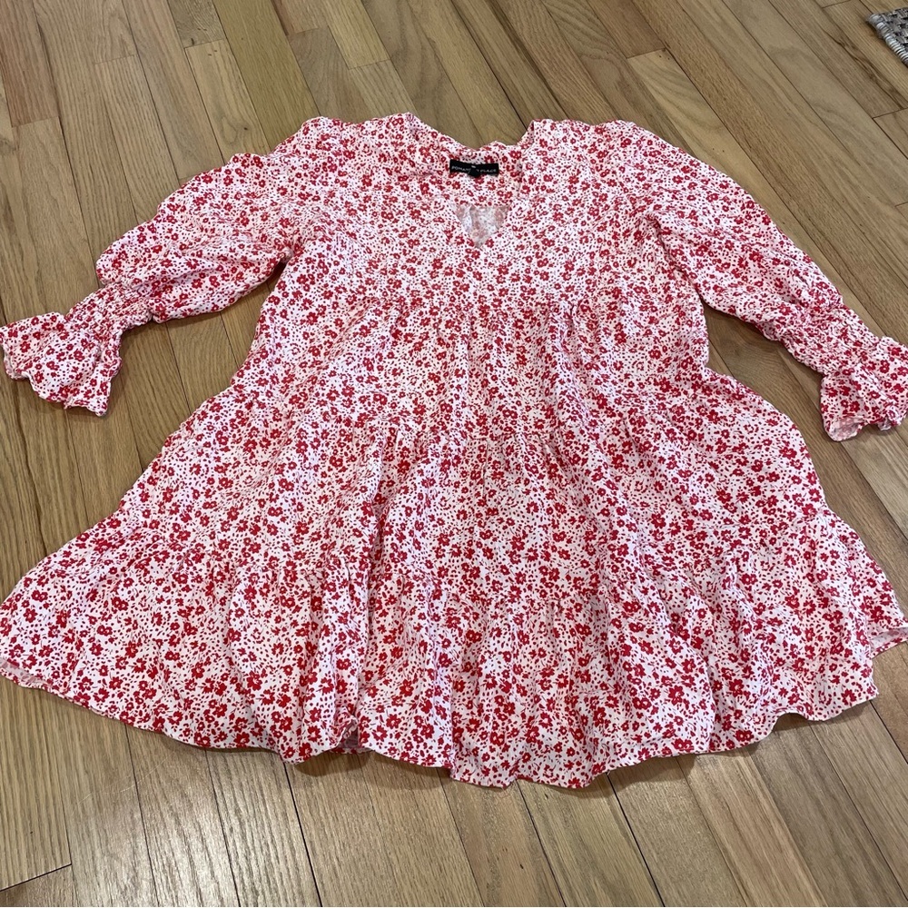 Tuckernuck Pomander Place Scarlet Ditsy Floral Kenzo Dress - Picture 4 of 6